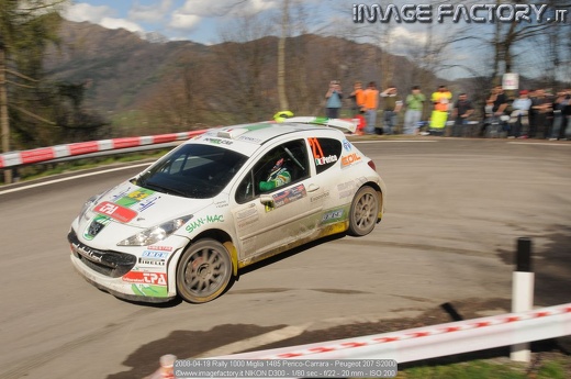 2008-04-19 Rally 1000 Miglia 1485 Perico-Carrara - Peugeot 207 S2000